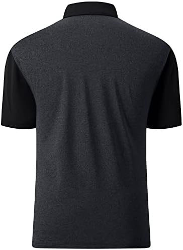Swisswell Polo majica za muškarce duge / kratke rukave vlage Wicking tenis majica Mesh Sports majica