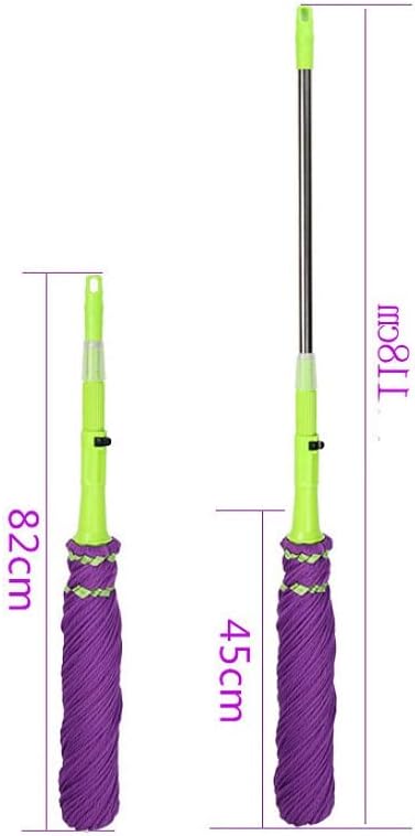 SLNFXC Easy Self cijeđenje Twist Mop, mikrovlakana Squeeze Mop, zamjena mop Head, suho & amp; Wet Mop za tvrdo drvo, pločice & amp;