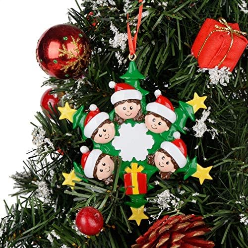 2022 family Star ukras za božićno drvce - personalizirana braća i sestre 3 ornamenta - porodični Božićni viseći ukrasi - jedinstveni pokloni za uspomenu za brata i sestru rođaka prijatelja saradnika-1 dječak i 2 djevojčice