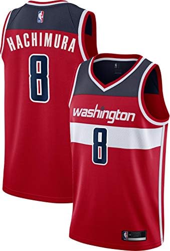 Rui Hachimura Washington Wizards # 8 Red Youth 8-20 Icon Edition Swingman Jersey