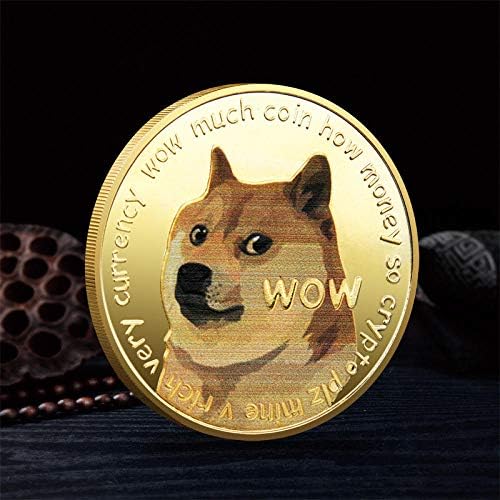2 OZ Dogecoin COMEMORATIVE Gold pozlaćeni dogecoin CryptoCurrency 2021 Limited Edition Kolekcionarni virtualni novčić sa zaštitnom futrolom