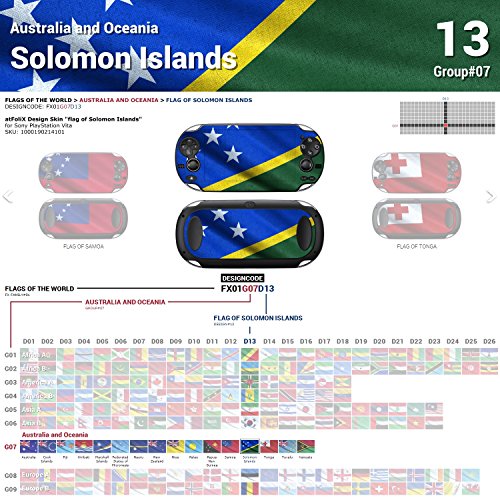 Sony PlayStation Vita dizajn kože zastava Solomonskih Ostrva naljepnica naljepnica za PlayStation Vita