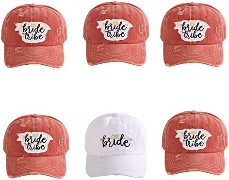 Bride Tribe Bachelorette Party ženske mladenke bejzbol kape posada starinski vezeni šešir za vjenčanje