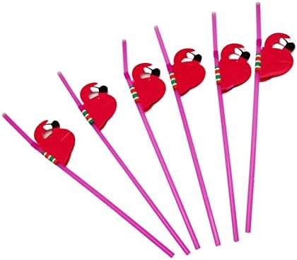 Flamingo papirna slamka za jednokratnu upotrebu, 50 kom savitljive slamke za piće koktela ukrasne za svadbeni pribor za vjenčanje