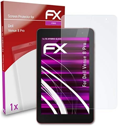 atFoliX zaštitni Film od plastičnog stakla kompatibilan sa Dell Venue 8 Pro štitnikom za staklo, 9h Hybrid-Glass FX staklenim štitnikom za ekran od plastike