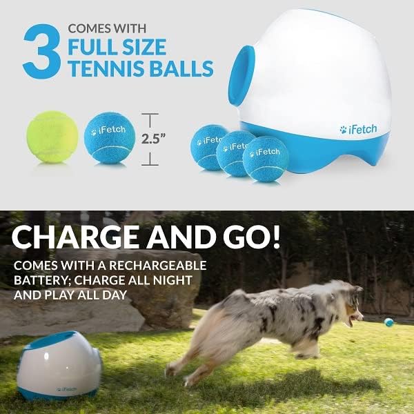 iFetch previše interaktivni bacač lopte za pse - pokreće standardne teniske lopte