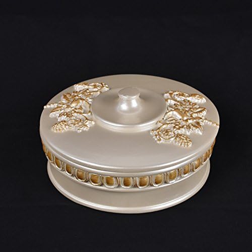 Wodeshijie European-Style Dekorativna okrugla kutija ornamenta / Obiteljski dnevni boravak Spavaća nakit Kutija / zanati-a