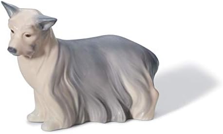 LEDRÓ Jorkširski terijer figurica. Porculanska figura za pse.