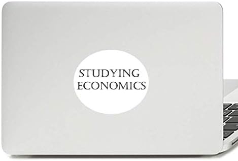 Kratka fraza studiranje ekonomije Vinil amblem Grafička laptop naljepnica za notebook naljepnica