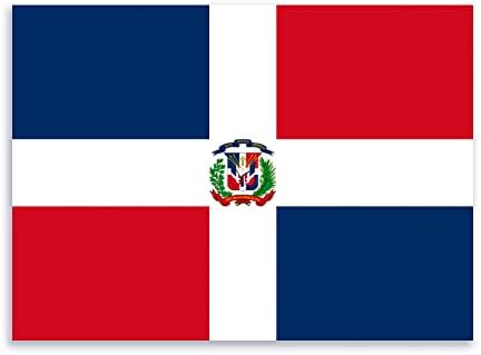 Zastava Dominikanska Republika Naljepnica Naljepnica Notebook Auto laptop 5,5 x4