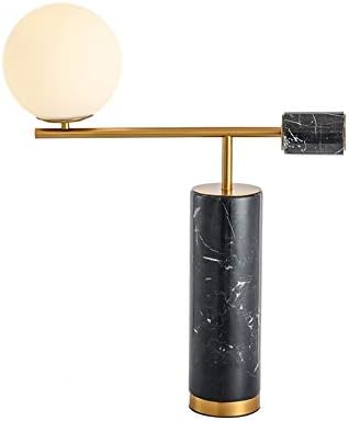 Zhyh minimalistički mramorni stolni svjetiljki kreativni model spavaća soba noćna lampica Staklena kugla sferna ukrasna stolna svjetiljka