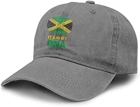 Unisex Vintage Podesiva bejzbol kapa za odrasle traper šešir Jamajka to je u mojoj DNK Novi kamionski šeširi oprani