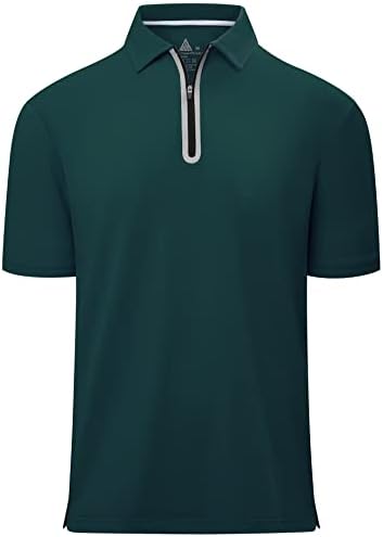 V Valanch Golf polo majice za muškarce kratki rukav vlagu Wicking golf majice ovratnički atletski teniski polo