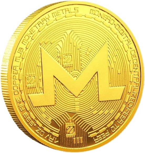 Eksplozivni zlatni novčić Srebrni novčić Monero Komemorativni koval Virtualni kolekcija kovanica Kolekcija za ukrašavanje kovanice