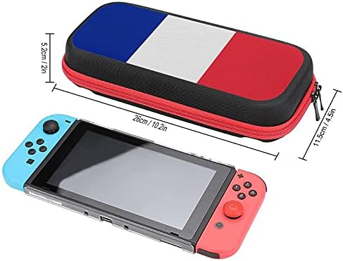 France Flag sklopka za nošenje Slučaj Zaštitna torba Torba tvrda školjka Turistička torbica za prevlake za Nintendo