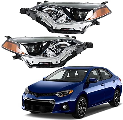 Zamjena Skupštine farova za 2014 2015 Toyota Corolla halogena prednja svjetla par vozača i suvozača
