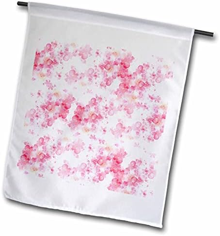 3drose 3drose Mahwish - cvjetni print-slika ružičastog cvijeća-zastave