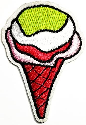 Kleenplus Strawberry Lemon Ice Cream Crtić flaster sladoled konus naljepnica Craft flasteri DIY aplikacija vezeni šivajte gvožđe na Patch Emblem Odjeća kostim
