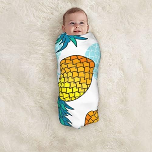 Ananas baby pokrivač koji prima pokrivač za novorođenčad novorođenče za omotač za oblaganje