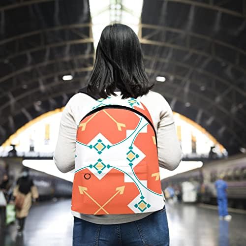 VBFOFBV ruksak za ženske pantalonske ruksak za laptop Putovanje casual torba, japanski boho tirkizni zeleni narančasti cvijet