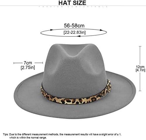 Kopča šešir Panama Fedora sa leopard pojasom široke ženske bejzbol kape Tata šešir meka kapa Muška