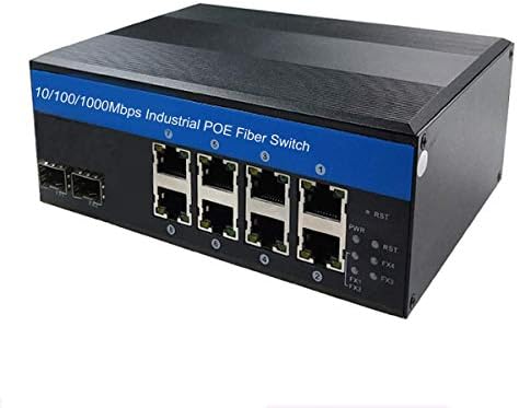 OLYCOM industrijski prekidač 8Port Gigabit Ethernet sa POE 2PORT SFP Din šinom IP40 za vanjsku upotrebu…