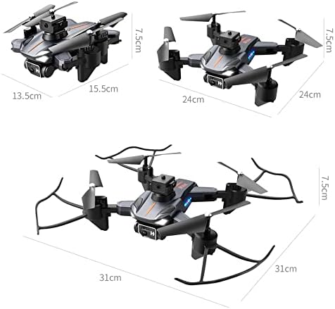 ZOTTEL Drone Sa kamerom za odrasle, HD Mini FPV Drone za djecu početnike, sklopiva RC Quadcopter igračka poklon za dječake djevojčice, optički protok lebdeći, sa punjivom baterijom