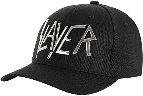 Slayer Muška bejzbol kapa s logotipom Crna