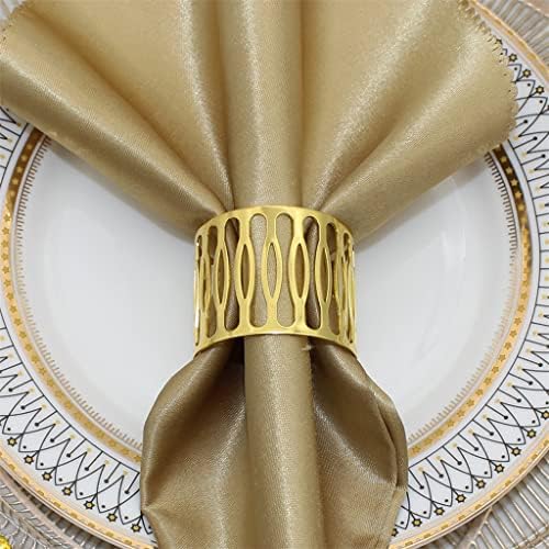 SDFGH izdubljeni nosači prstena za salvetu za vjenčanje božićno dekor za večeru