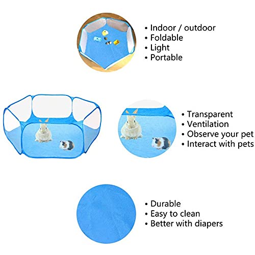 Prijenosni šator za kućne ljubimce Playpen prozračan šator za ljubimce sa patentnim zatvaračem TOP poklopcem unutarnjeg vanjskog sklopivog