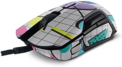 MightySkins koža kompatibilna sa SteelSeries Rival 5 Gaming Mouse - Awesome 80s | zaštitni, izdržljivi i jedinstveni poklopac za omotavanje