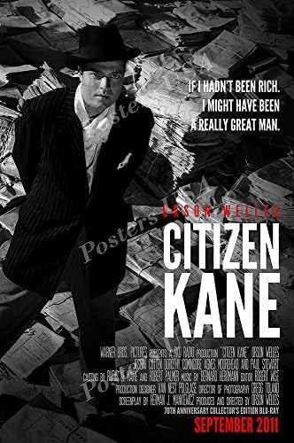 Posteri američki državljanin Kane filmski Poster sjajni završetak-MOV875 )