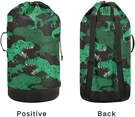 Torba za veš dinosaurusa ruksak za teške uslove rada sa naramenicama i ručkama putna torba za veš sa zatvaračem na vezice Organizator
