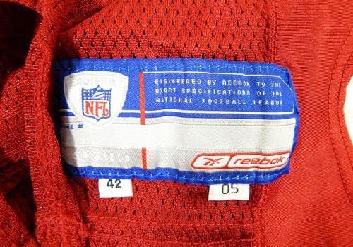 2005 San Francisco 49ers Shawntae Spencer 36 Igra izdana Crveni dres 42 DP41581 - Neincign NFL igra rabljeni dresovi