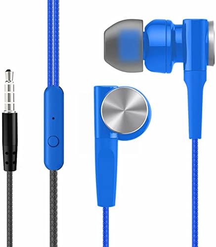 Earbudovi ožičene u slušalicama u ušima s bukom za uklanjanje mikrofona za uklanjanje zvuka HIFI Stereo duboki bas lagani 3,5 mm straght utikač za telefone mp4 komforan za teretane