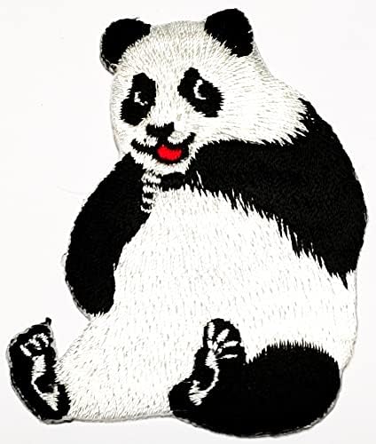 Kleenplus medvjed slatka Panda Crtić deca pegla na zakrpama prirodne životinje Panda modni stil vezeni motiv Applique dekoracija amblem