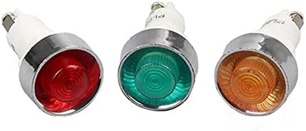 Nunomo 1PCS PL signal indikator signala Prekidač Crveno zeleno, žuto 12V 24V / 110V AC220V otvor 13,5 mm