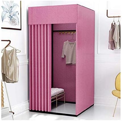 Svlačionica, svlačionica u prodavnici odjeće, jednostavan stalak za svlačionicu sa policom od metalnog okvira, bolja zaštita privatnosti-jednostavna za montažu privremene svlačionice