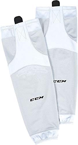 CCM SX6000 performanse mrežastih čarapa za hokej, bijele