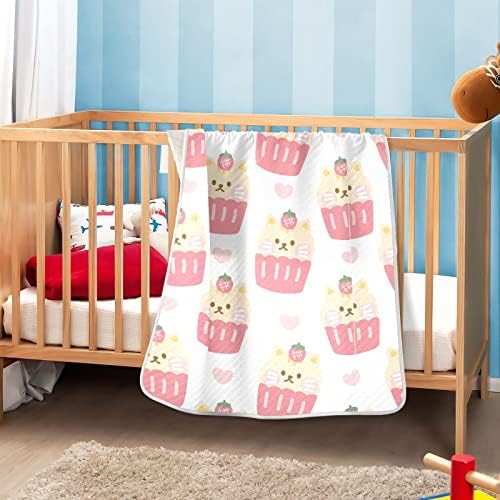Swaddle pokrivač Cat Cat Pamučni pokrivač za dojenčad, primanje pokrivača, lagana mekana pokrivačica za krevetić, kolica, rabljevine, 30x40 u