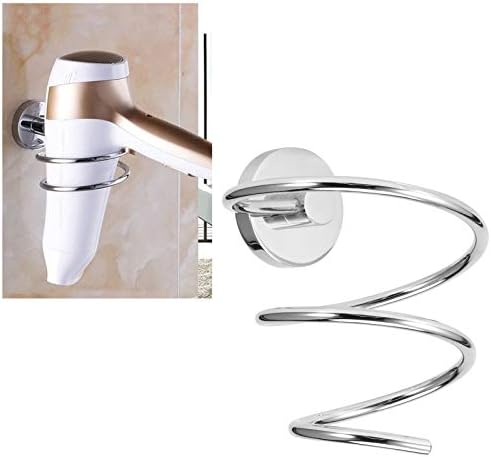 FDIT zidno-montirani od nehrđajućeg čelika držač za kosu za kosu Frizerski nosač puhala prikrivena instalacija Pribor za vješalice za kupatilo