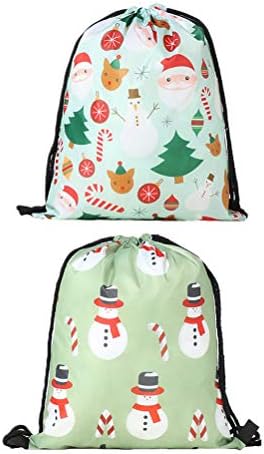 Soimiss 2pcs božićna marka za pohranu za pohranu Kupovina ruksačka torba (slučajni stil boja