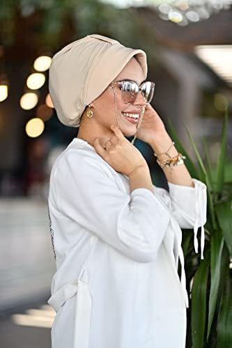 Turbanski šešir-turbanci za žene-hijab za žene | omota za kosu za žene za žene | hidžab podnaslov-caps-instant hidžab