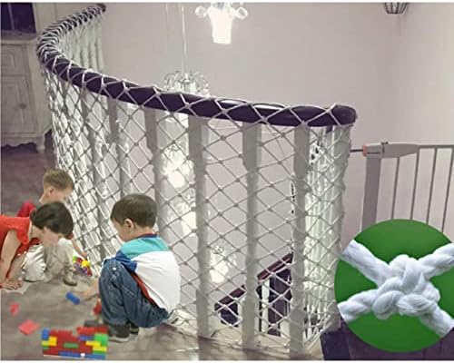 Tuširanje sigurnosnih stepenica Rail Net Neto dječja sigurnosna neto najlonska zaštita Neto vrtića ograda za djecu / kućnog ljubimca / igračaka i u zatvorenom prostoru i na otvorenom, prilagodljivi)