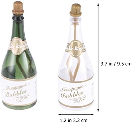 Patkaw Halloween Decord vjenčari 20pcs Mini šampanjca BUBBLE plastični vjenčani boca vinski čempirni sa bočicama šampanjca boce boce boce sa bocama za spašavanje papu za životnu prizore zabava za odrasle za božićni dekor