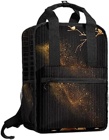 VBFOFBV ruksak za žene Daypack backpad bagera za laptop Tražena putnička torba, japanska noć Zlatna planinska ptica