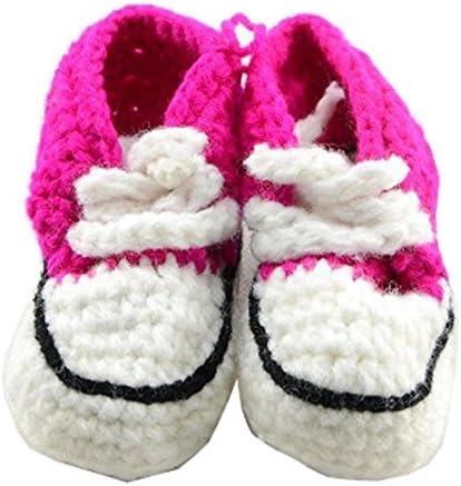 Dječji novorođenče od novorođenčadi preparker ručno pletena vunena klica Crib čipkasti cipele