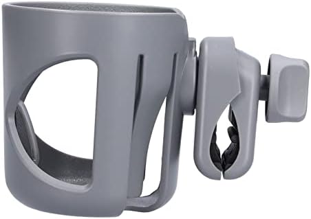 Nosač kolica za kolica podesiva širina klip univerzalni čaša držač traka sa kolicama [siva], Držač za čaše za zube