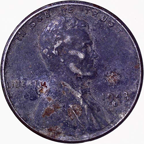 1943 d čelik Lincoln pšenica cent 1c sajam