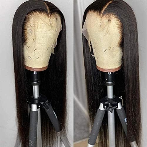 XZGDEN perike perika za kosu 13x4 čipka prednja perika za ljudsku kosu Pre Čupana brazilska prirodna boja ravna perika za kosu kompatibilna